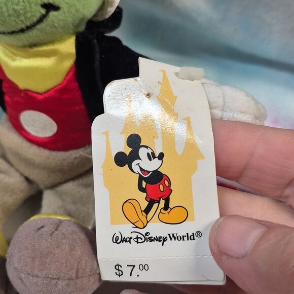 Walt Disney World Jiminy Cricket Bean Bag Toy - New - Picture 2 of 5